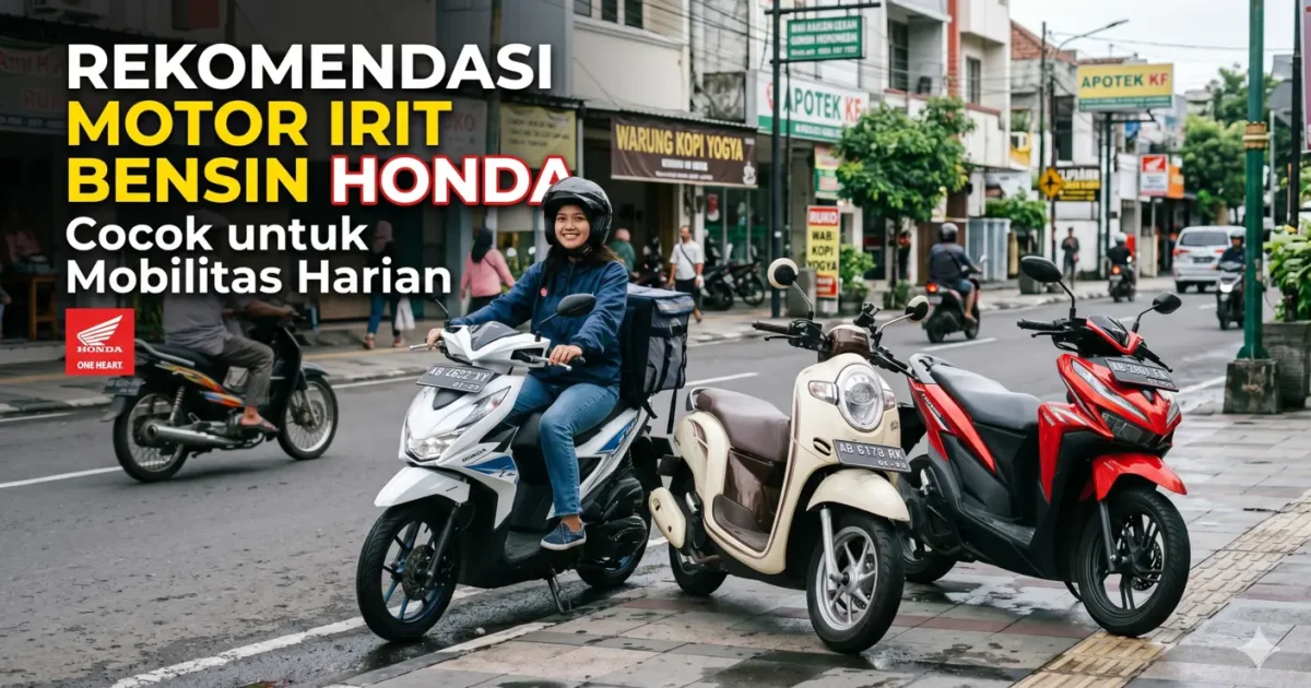 Rekomendasi Motor Irit Bensin Honda, Cocok untuk Mobilitas Harian